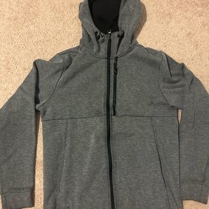 H&M gray full zip hoodie medium